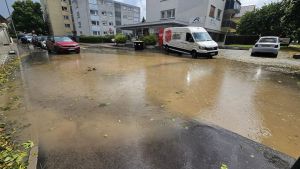 U - Wasserschaden Verkehrsweg