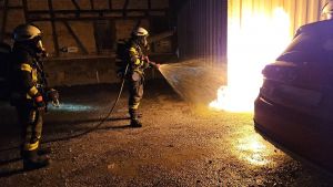 B1 - Feuer/Rauch Müllbehälter
