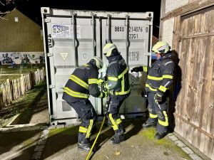 B1 - Feuer/Rauch Müllbehälter