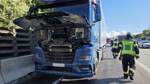 B2 - Feuer/Rauch Lkw