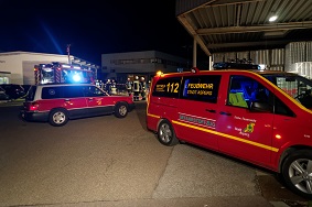 Gefahrstoffübung in Tamm