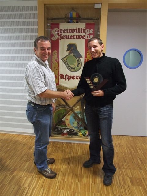 Erich Zwettler und Binokelmeister Tobias Wolf Erich Zwettler und Tobias Wolf