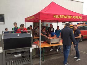 Bezirksgrillen der Jugendfeuerwehr