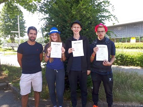 Die Teilnehmer am Jugendsprecherlehrgang 2018 in Benningen