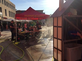 Jugendfeuerwehr Asperg bei der Kirbe 2018