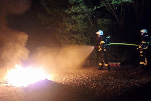 B1 – Feuer/Rauch Müllbehälter