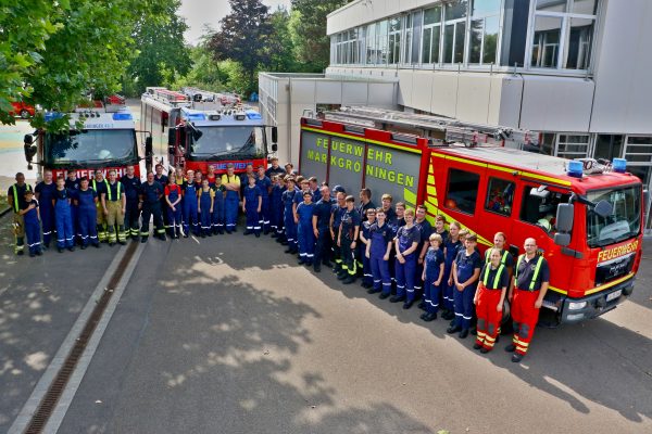 Bezirkshauptübung der Jugendfeuerwehren in Asperg