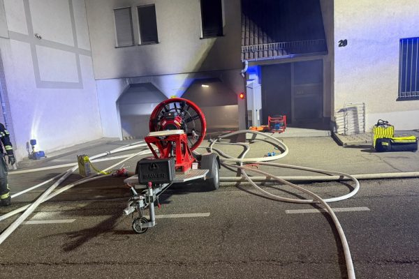 B4 – Feuer/Rauch Parkhaus/Tiefgarage